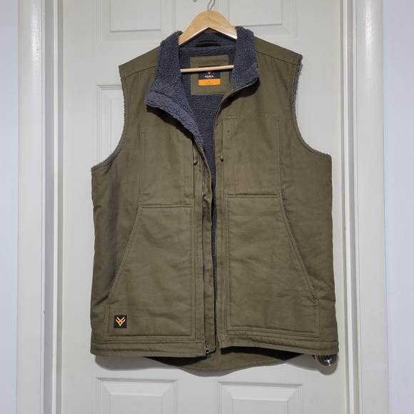 Men's Big and Tall Hawx Medium work vest Cotton shell and Polyester lining - Picture 2 of 14
